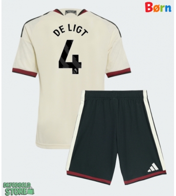 Manchester United Matthijs de Ligt #4 Replika Babytøj Tredje sæt Børn 2026-27 Kortærmet (+ Korte bukser)